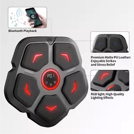 Smart Punching Boxing Electronic Music Machine 9 Speeds with Box Gloves