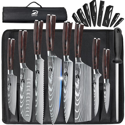 8x Knives Set Japanese Professional Kitchen Chief Chef Cook Knife Meat Cutlery