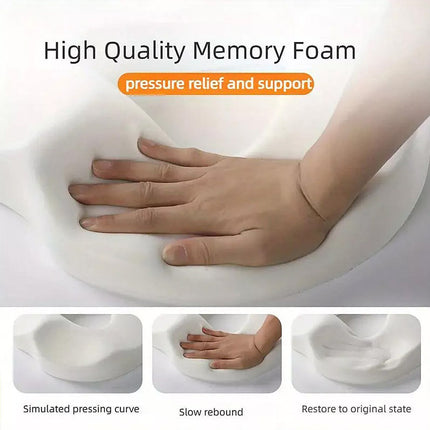 Memory Foam Seat Cushion Breathable Comfort Pad Sedentary Office Chair Support