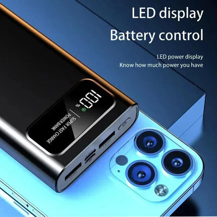 120W Power Bank 20000mAh USB PD Fast Charging Powerbank External Battery Pack
