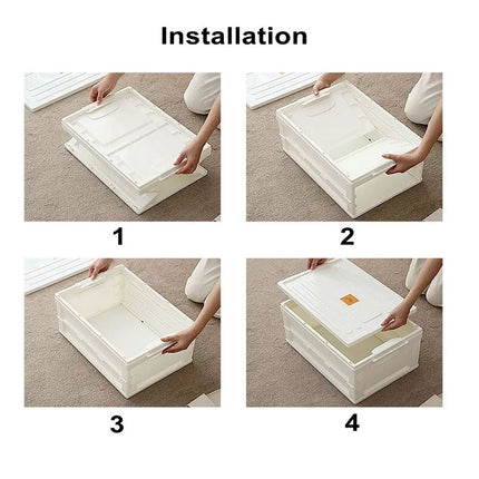 Multi-purpose Car Organiser Foldable storage Box Folding Collapsible Trunk Truck (30L)