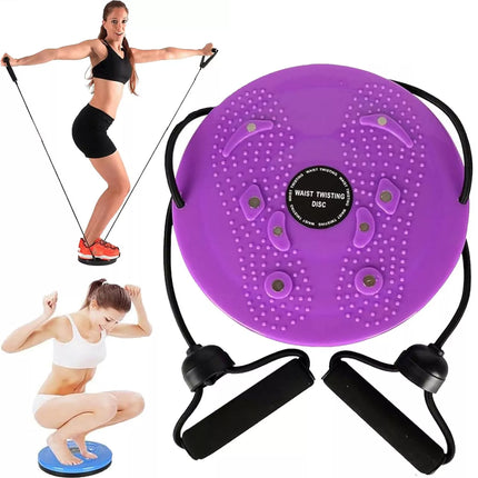 Body Shaping Waist Twisting Disc Waist Whisper Exerciser - Waistwhisper Purple