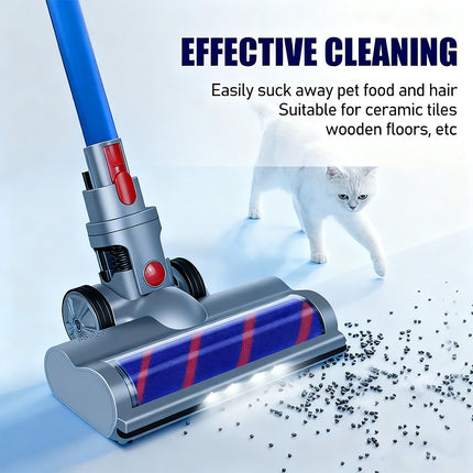 Motorized Floor Brush Soft Roller Head for Dyson V7 V8 V10 V11 Cordless Vacuum