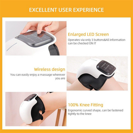 Electric Knee Massager Smart Infrared Heating Therapy Machine Elbow Pain Relief