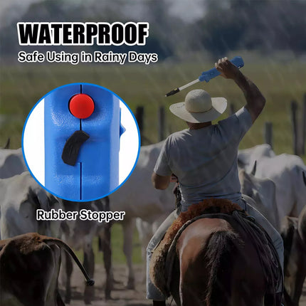 Cattle Prodder Stock Prod 12000V Rechargeable Electric Shock Livestock Pig Farm