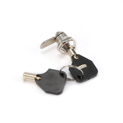 10mm Cabinet Door Drawer Mailbox Tubular Cam Lock Case Locker Security + 2 Keys 10sets