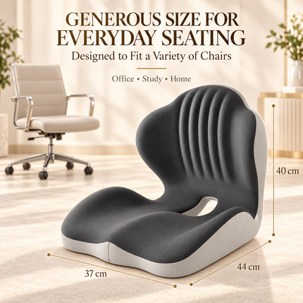 Ergonomic Seat Cushion Lumbar Back Support Office Chair Breathable Pad