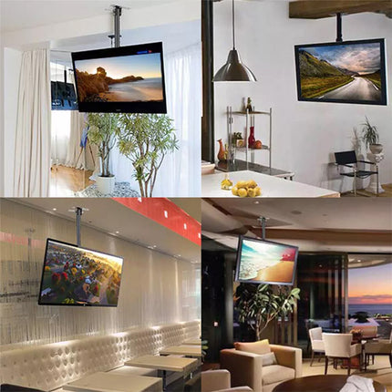 Ceiling Roof TV Mount Wall Bracket Tilt 25" 27" 32" 37" 47" 55" 60" 65" LCD LED