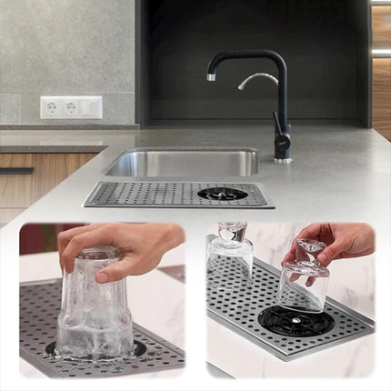 Pitcher Rinser 304 Stainless Steel Bar Glass Cleaning Rinser Cup Washing Machine