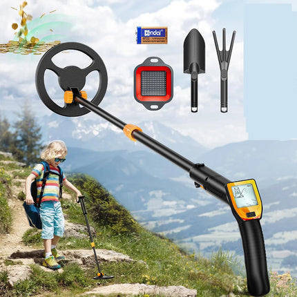 Metal Detector LCD Waterproof Deep Sensitive Treasure Coin Gold Finder Adult Kid
