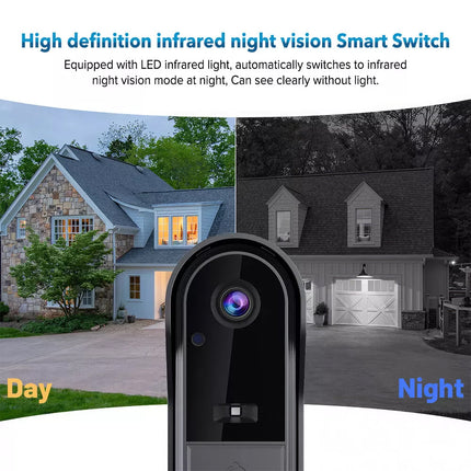 HD Smart Wireless WiFi Video Doorbell Camera Intercom Security Camera Door Bell