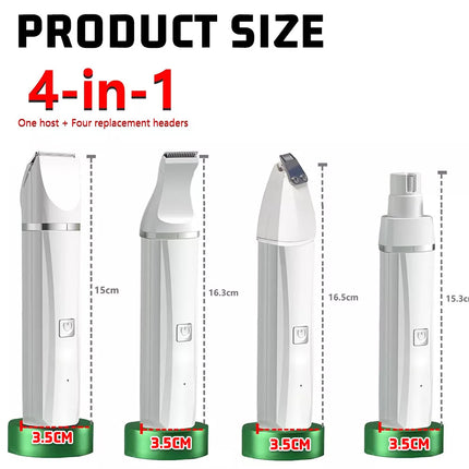 Professional Pet Cat Dog Clippers Grooming Kit Pet Hair Trimmer Electric Shaver