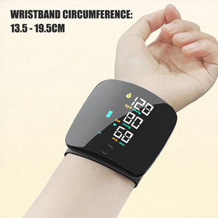 Digital Automatic Arm Blood Pressure Monitor LED Smart Voice Heart Rate Machine