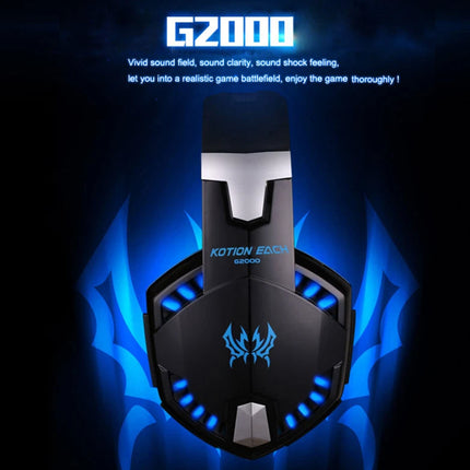 3.5mm Gaming Headset MIC LED Headphones Surround for PC Mac Laptop PS4 Xbox One
