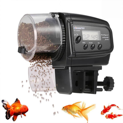 Automatic Aquarium Tank Feeding Timer Digital LCD Auto Fish Food Feeder
