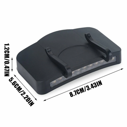 2* Cob Clip-On LED Headlamp 200 Lumens Outdoor Camping Light for Cap Hat