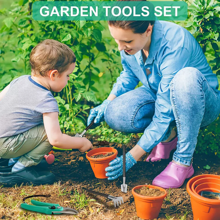 16PCS Bonsai Tree Kit Tool for Beginner Starter Trimming Care Kit W/ Scissor
