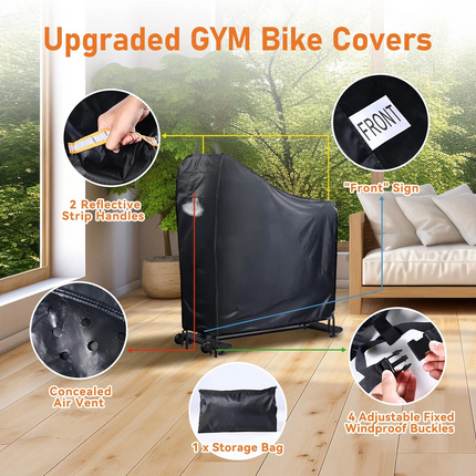 Heavy Duty Waterproof Bicycle Bike Cover Cycle Outdoor UV Protection Protector