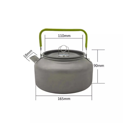 1.2L Outdoor Teapot Camping Hiking Portable Aluminum Kettle Coffee Pot