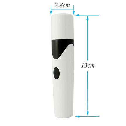 Electric Dog Toe Nail File Grinder Clippers Pet Cat Claw Grooming Trimmer Tools White