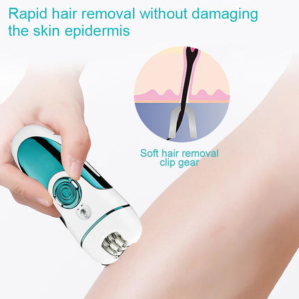 Women Epilator Painless Face Facial Hair Removal Cordless Electric Remover Body