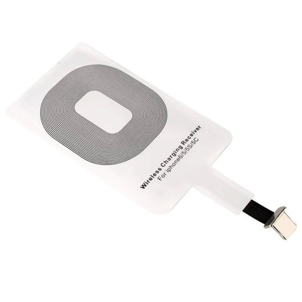 Type C Universal Slim Wireless Charger Charging Receiver For iPhone Samsung Android