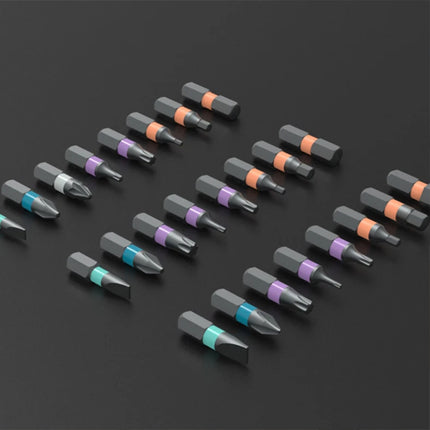 24 In 1 Multi Bit Magnetic Screwdriver Set Upgrade Detachable T Ratchet Handle