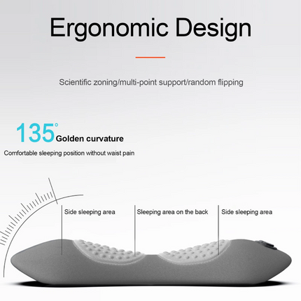 3 In1 Lumbar Traction Massager Vibration Heating Waist Back Sciatica Pain Relief