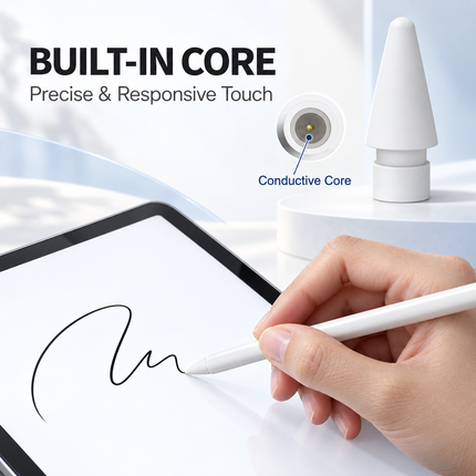 5PCS Replacement Tips Nibs For Apple Pencil 1st 2nd Gen & Logitech Crayon iPad