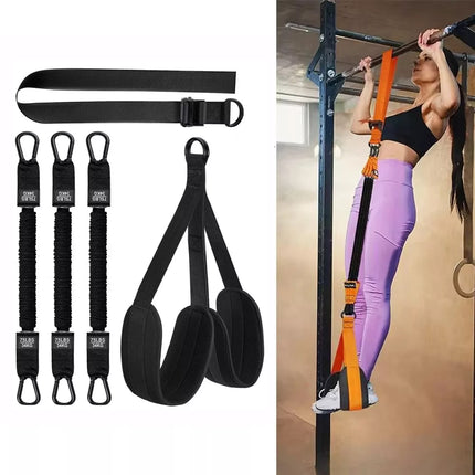 Heavy Duty Pull Up Assistance Bands Assisted Pull Up Bands Arm Training Set Black