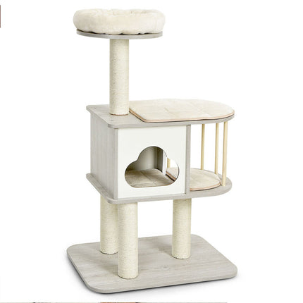 Cat Tree Tower Pet Condon House Bed Sisal Scratcher Posts Furniture