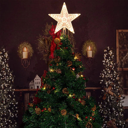 Christmas Tree Topper Star Great Xmas Tree Holiday Home Decor Battery Powered