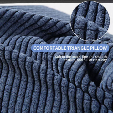 Headboard Pillow Wedge Reading Pillow Corduroy Backrest Reading Rest Pillow Gift Light Coffee