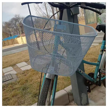 Bike Bicycle Rear Wire Mesh Basket For Hybrid Flat Bar Road MTB
