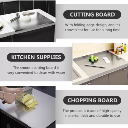 80*50cm Extra Large Chopping Board Worktop Protector Saver Pastry Baking Cutting Board