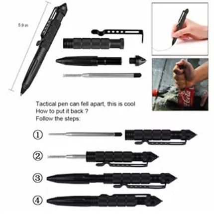 40pcs Emergency Survival Equipment Kit Sports Tactical Hiking Camping SOS Tool