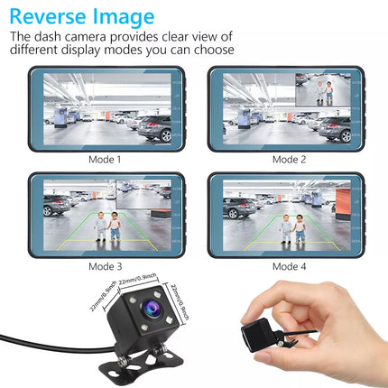 1080P Car Dash Camera Dual Front and Rear Video DVR Recorder Night Vision Kit