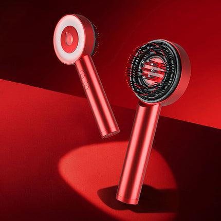 Red Light Therapy Brush, Scalp Massaging Brush-Red