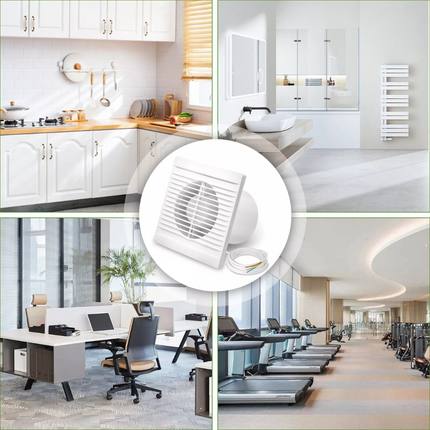 4" 100mm Ventilation Extractor Exhaust Fan Blower Window Wall Kitchen Bathroom