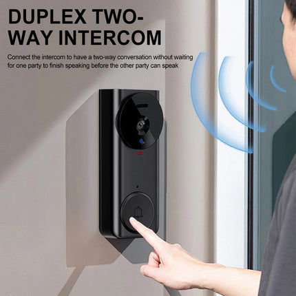 Wireless Video Doorbell Security Camera Ring Door Bell /W 4.3" Screen Intercom