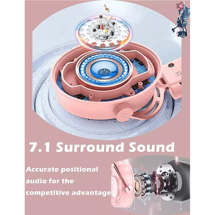 Gaming Headset Surround Sound Headphone Mic 3.5mm