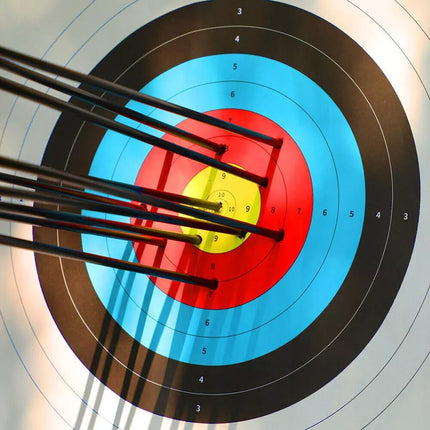 10 PCS 40cm Archery Paper Target Surface For Bow And Arrow Target Practice