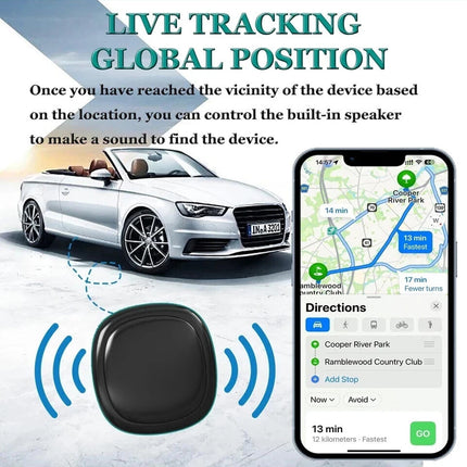 Mini Car Tracker Portable Vehicle Bike Tracking Device Wireless