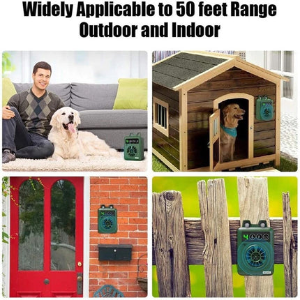 Outdoor Anti Bark Device Ultrasonic Dog Barking Control Stop Repeller Trainer