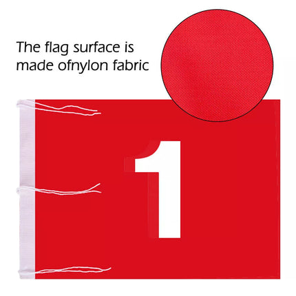 Golf Practice Hole Pole Cup Flag Backyard Stick Putting Flagstick Set 195CM C