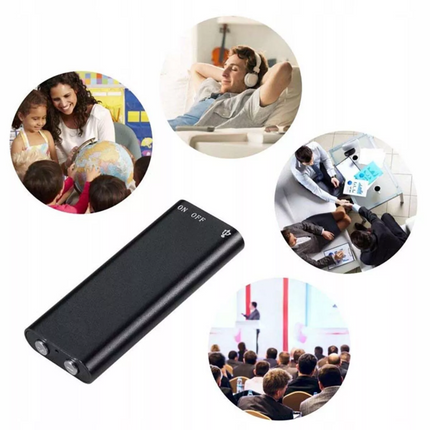 Hidden Audio Voice Recorder Listening Device 96 Hours 8GB Bug Recording Mini
