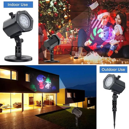Halloween Laser Led Lamp Party Xmas Patterns Outdoor Christmas Projector Lights