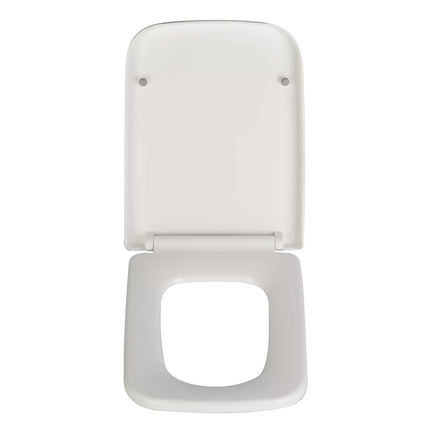 Square Toilet Seat Soft Close Quick Release Easy Clean Toilet Seat Replacement