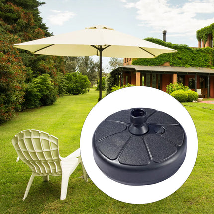 38cm Plastic Parasol Outdoor Round Umbrella Base Stand Beach Garden Yard