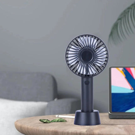 1 x Mini Portable USB Hand Fan Rechargeable Battery Operated Cooling USB Desk Table
